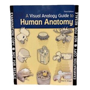 A Visual Analogy Guide to Human Anatomy, 3rd Ed. Paul Krieger Exam Copy - GOOD